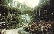 Claude Monet, Monet in his garden at Giverny